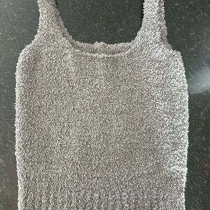 SKIMS Textured Knitwear in Soft Gray